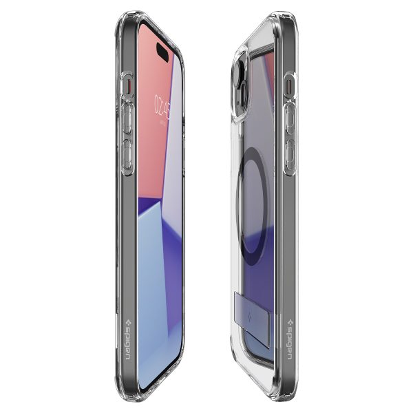 Ultra Hybrid S MagSafe korpuss ar iPhone 15 melno stendu