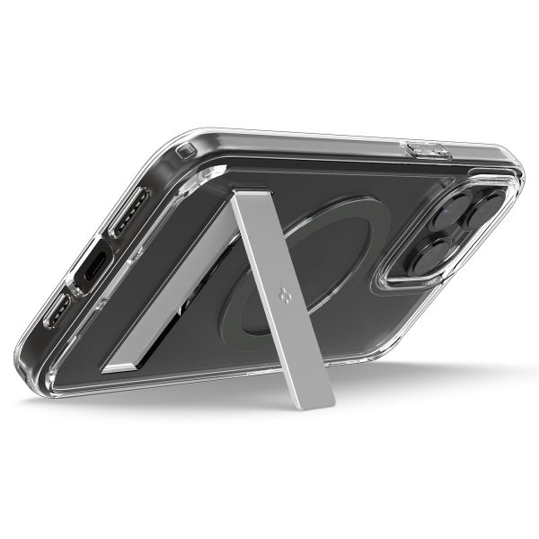 Ultra Hybrid S MagSafe korpuss ar iPhone 15 Pro grafīta statīvu