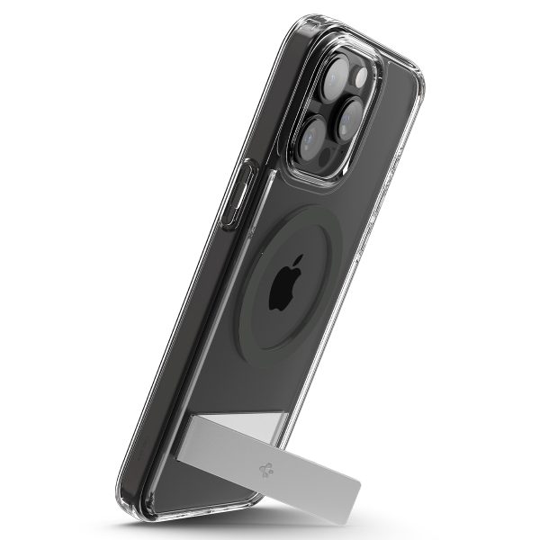Ultra Hybrid S MagSafe korpuss ar iPhone 15 Pro grafīta statīvu