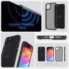 Ultra hibrīda korpuss iPhone 15 caurspīdīgi-melnam