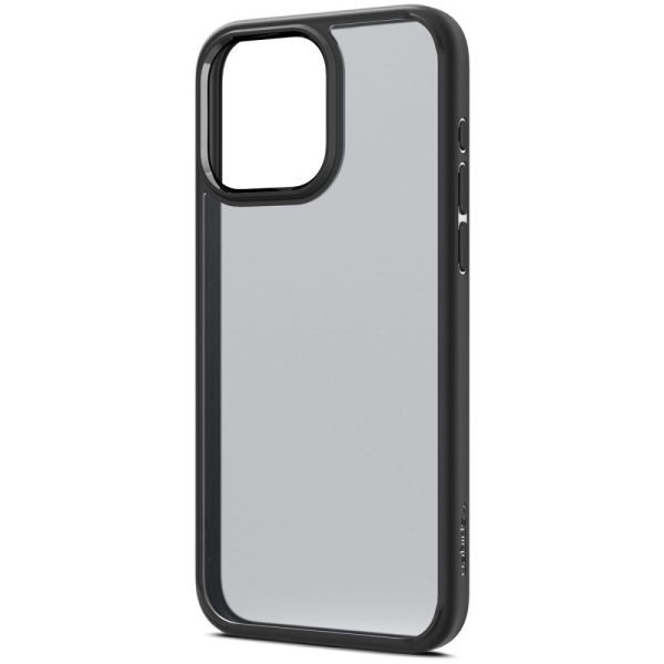 Ultra hibrīda korpuss iPhone 15 Caurspīdīgam un melnam