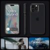 Ultra hibrīda korpuss iPhone 15 Caurspīdīgam un melnam