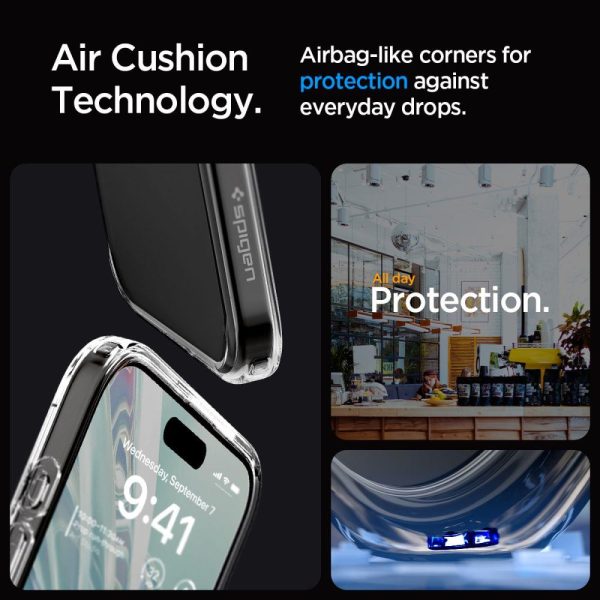 Ultra hibrīda korpuss iPhone 15 Pro Max caurspīdīgam