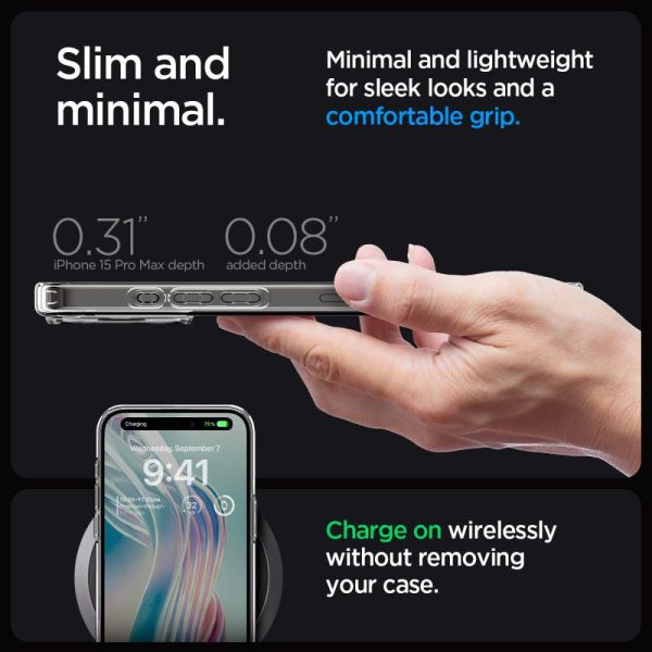 Ultra hibrīda korpuss iPhone 15 Pro Max caurspīdīgam