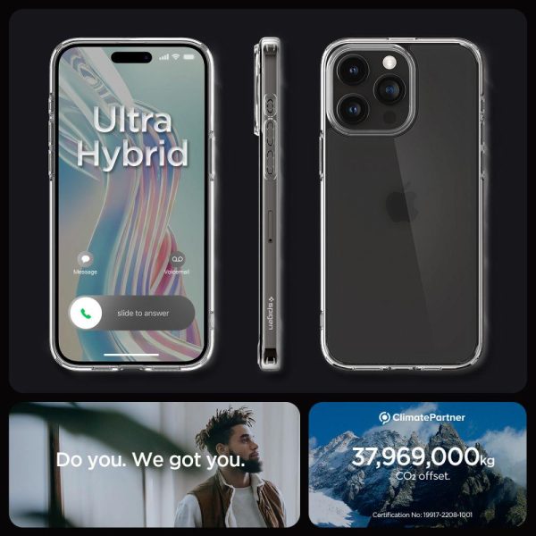 Ultra hibrīda korpuss iPhone 15 Pro Max caurspīdīgam