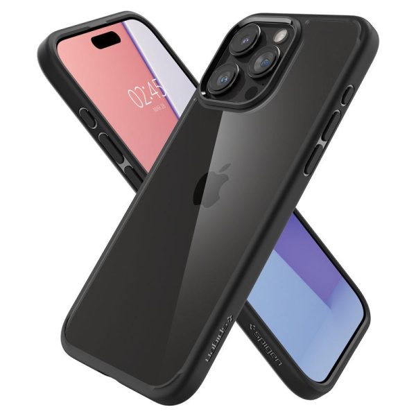 Ultra hibrīda korpuss iPhone 15 Pro Black Mat