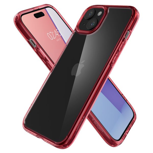 Ultra hibrīda korpuss iPhone 15 Plus Red