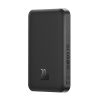 Mini PowerBank 5000MAH 20W + USB-C 20V / 3A kabelis melns