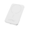Mini PowerBank 5000MAH 20W + USB-C 20V / 3A kabeļa baltais