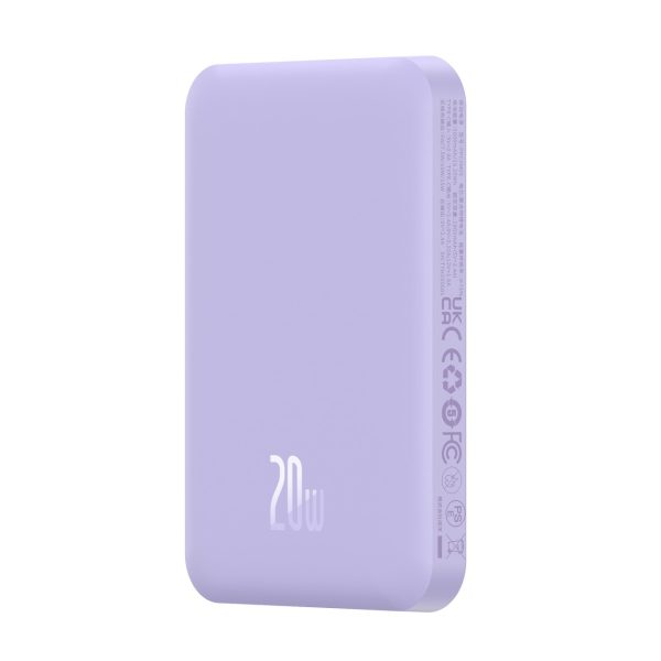 Mini PowerBank 5000MAH 20W + USB-C 20V / 3A kabeļa Purvoy
