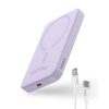 Mini PowerBank 5000MAH 20W + USB-C 20V / 3A kabeļa Purvoy