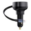 Enjeyment Pro automašīnas lādētājs ar velmētu USB-C 60W USB-C kabeli