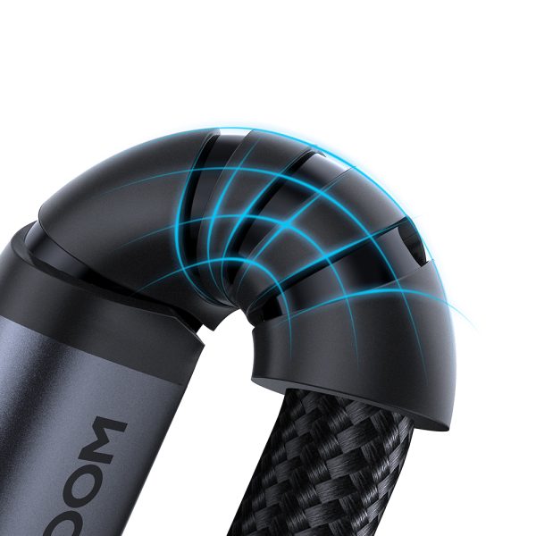 Stereo audio kabelis Aux 3,5 mm mini ligzdai - USB -C 1,2m melns