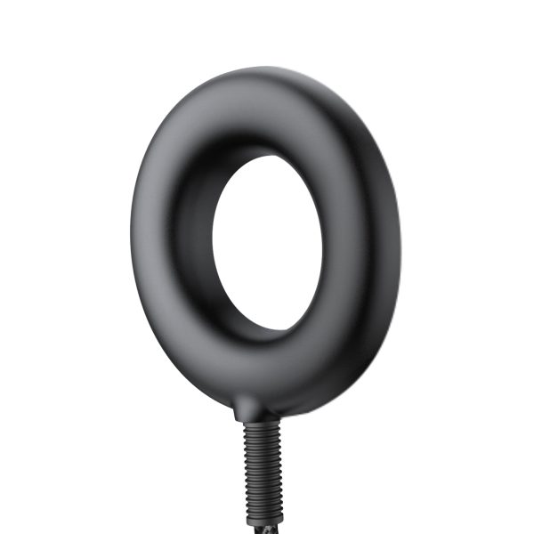 Bezvadu magnētiskais lādētājs 15W ar USB / USB-C melno kabeli