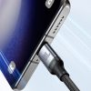 2in1 kabeļa ātras sērijas USB-C-2x USB-C 1,5m melns