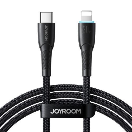 Kabelis Kabelis iPhone zvaigžņu sērijai USB -C - zibens 30w 1m melns