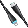 Kabelis Kabelis iPhone zvaigžņu sērijai USB -C - zibens 30w 1m melns