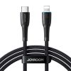 Kabelis Kabelis iPhone zvaigžņu sērijai USB -C - zibens 30w 1m melns