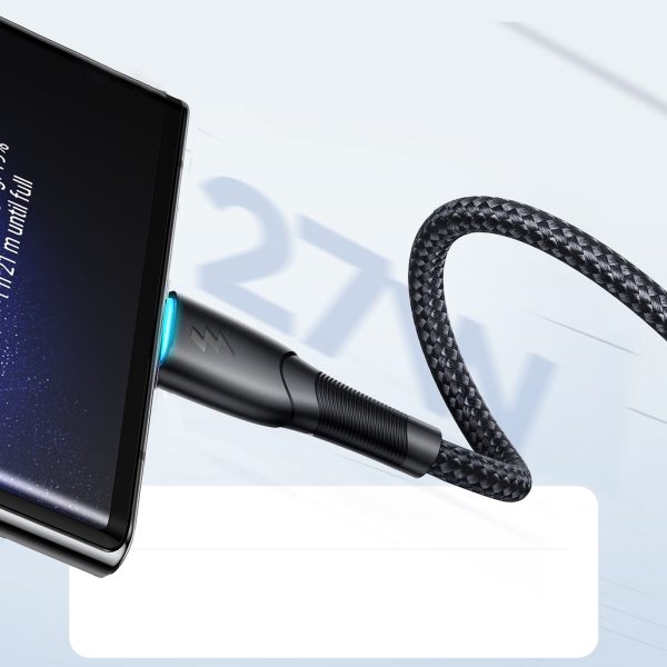 Zvaigžņu sērija USB-A Cable-USB-C 3A 1M Black