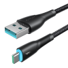 Zvaigžņu sērija USB-A Cable-USB-C 3A 1M Black