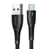 Zvaigžņu sērija USB-A Cable-USB-C 3A 1M Black