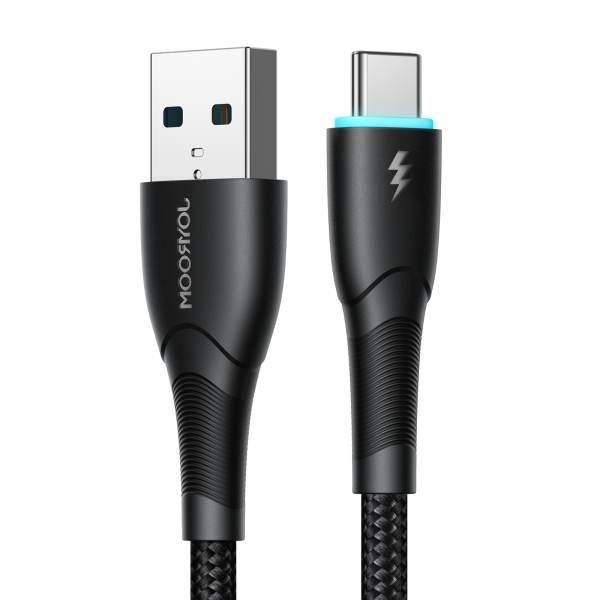 Zvaigžņu sērija USB-A Cable-USB-C 3A 1M Black