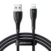 Kabelis Kabelis iPhone zvaigžņu sērijai USB -A - Lightning 3A 1M Black