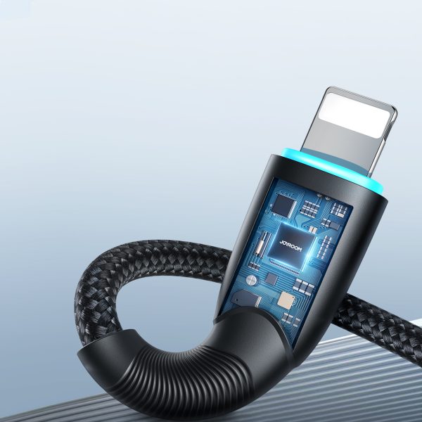 Kabelis Kabelis iPhone zvaigžņu sērijai USB -A - Lightning 3A 1M Black