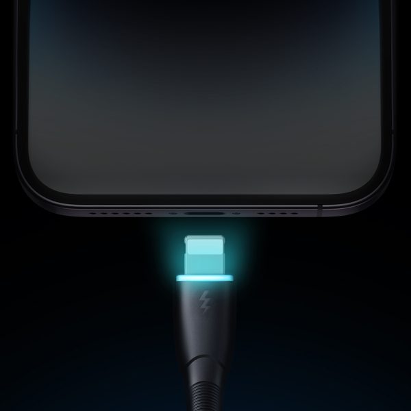Kabelis Kabelis iPhone zvaigžņu sērijai USB -A - Lightning 3A 1M Black