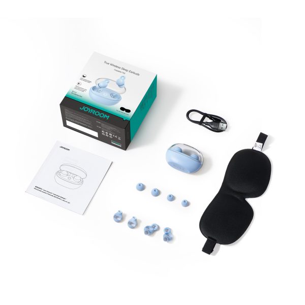 Bluetooth JR-TS3 zilas bezvadu austiņas