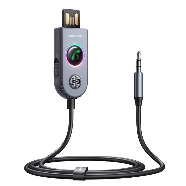 Automašīna bezvadu USB audio raidītājs Aux Jr-CB6 pelēks