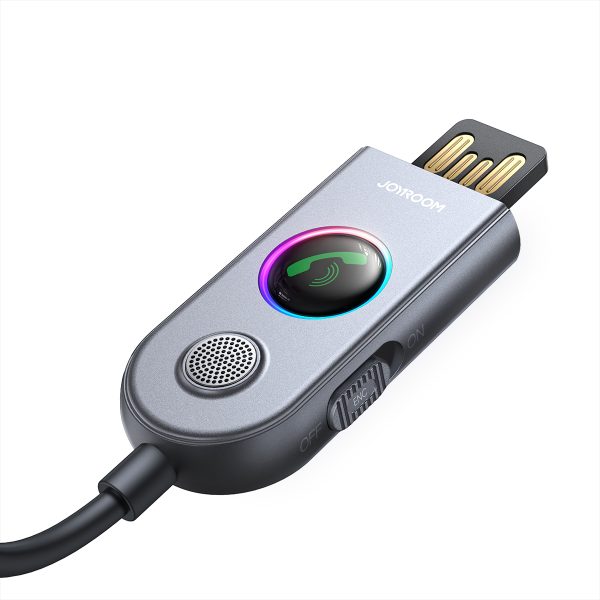 Automašīna bezvadu USB audio raidītājs Aux Jr-CB6 pelēks