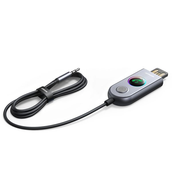 Automašīna bezvadu USB audio raidītājs Aux Jr-CB6 pelēks