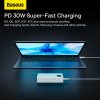 PowerBank ADAMAN2 1000MAH ar 2X USB-A / 1X USB-C 30W digitālais displejs balts