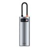 7in1 rumbas metāla mirdzuma sērija USB-C USB-C PD 3X USB-A HDMI SD TF pelēkā krāsā