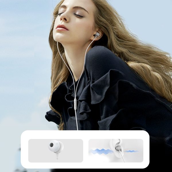 USB-C JR-EC06 sudraba austiņu komplekts