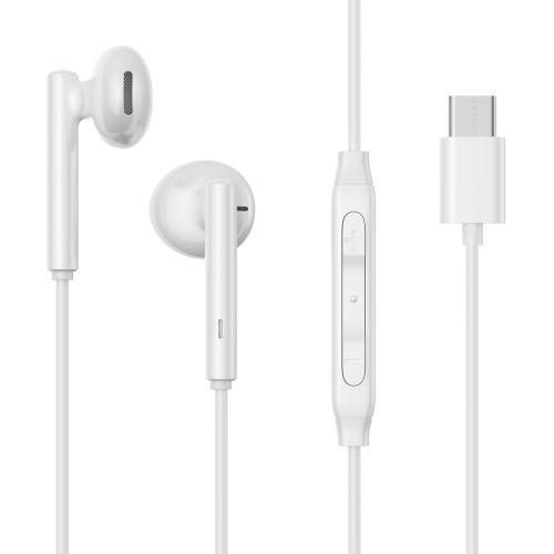 USB-C JR-EC05 balto austiņu komplekts