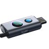 Automašīna bezvadu USB audio raidītāja Aux TF karte JR-CB7 pelēkā krāsā