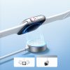 3in1 USB-A kabelis ar indukcijas lādētāju + 2x iPhone zibens 1,2 m balts