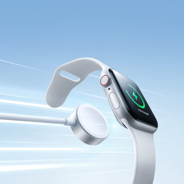 3in1 USB-A kabelis ar indukcijas lādētāju + 2x iPhone zibens 1,2 m balts