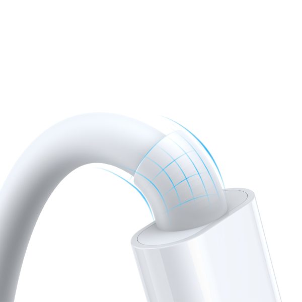 3in1 USB-A kabelis ar indukcijas lādētāju + 1x iPhone zibens + 1x USB-C 1,2m balts