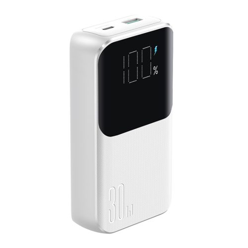 Mini PowerBank 1000mah ar iebūvētu Jr-PBC06 30W baltie kabeļi