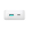 Mini PowerBank 1000mah ar iebūvētu Jr-PBC06 30W baltie kabeļi