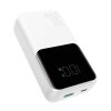 Mini PowerBank 1000mah ar iebūvētu Jr-PBC06 30W baltie kabeļi