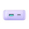 Mini PowerBank 20 000 mAh ar iebūvētu Jr-PBC07 30W kabeļi gaiši purpursarkani