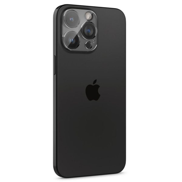 Kameras kameras vāciņš iPhone 14-15 Pro / Pro Max caurspīdīgajam komplektam 2 datori.