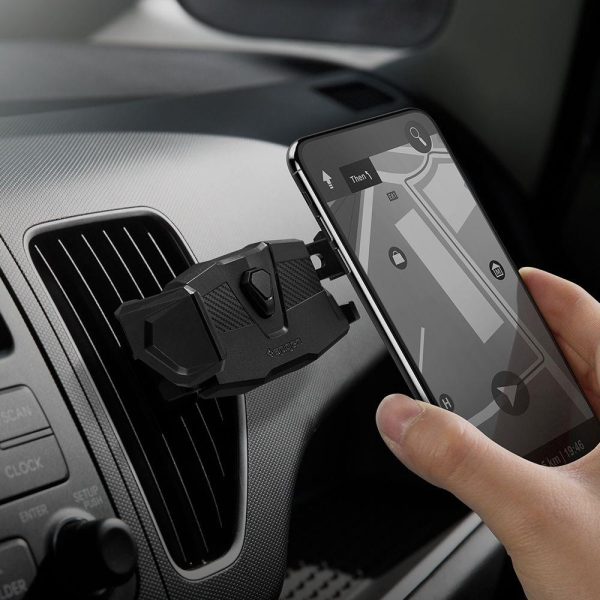 Airfock automašīnā Spigen Click.r Black.