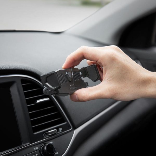 Airfock automašīnā Spigen Click.r Black.