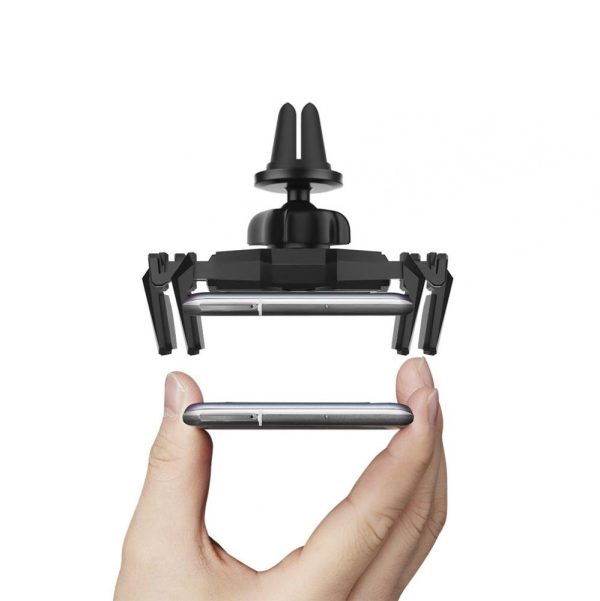 Airfock automašīnā Spigen Click.r Black.