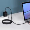 Neilona stiprs kabelis USB-C PD 100W 20V 5A 2M melns kabelis